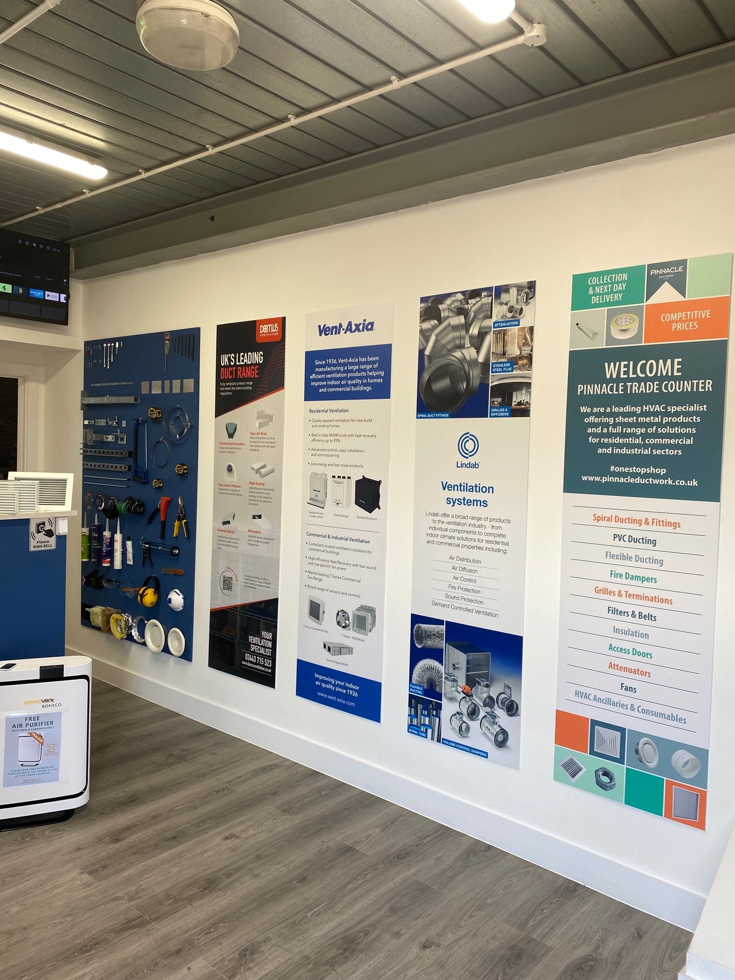 HVAC Trade Counter & HVAC Supplies