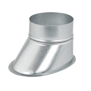 Spiral ducting flat boot 